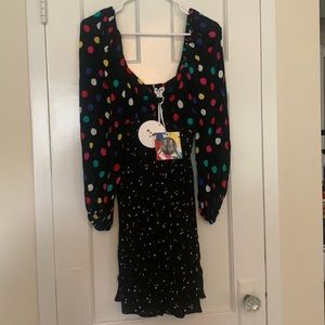 Colorful Polka Dot Dress